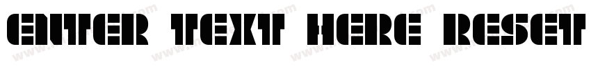 Enter text here Reset Stencil Std字体转换